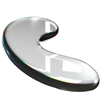 Glass droplet decoration